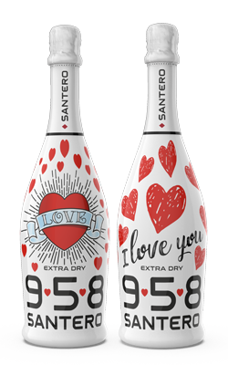 2 bottiglie 958 LOVE